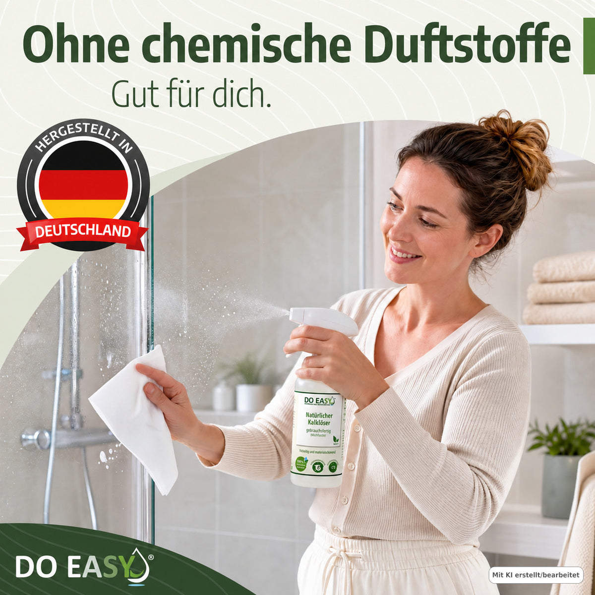 DO EASY Natürlicher Kalklöser – gebrauchsfertig, Konzentrat oder Set