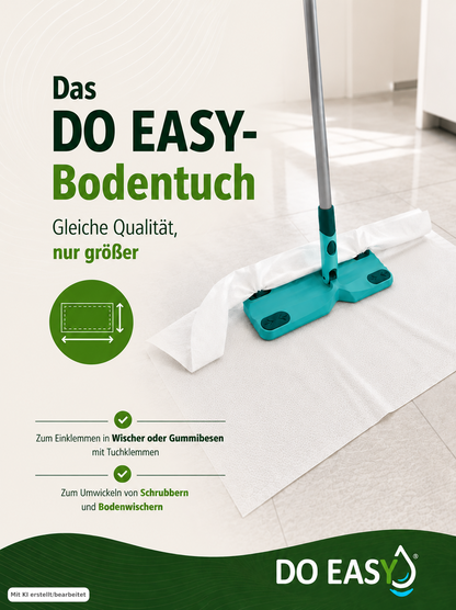 DO EASY Bodentuch – für alle Fußböden, reinigt nur mit Wasser